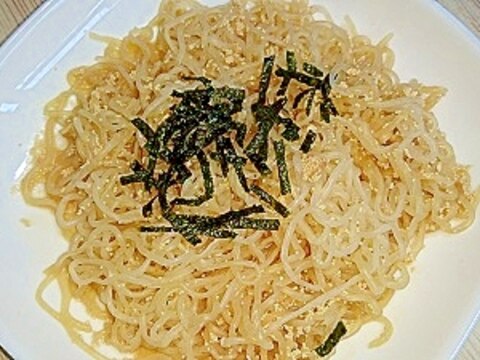 白滝で作る☆ヘルシーたらこパスタ